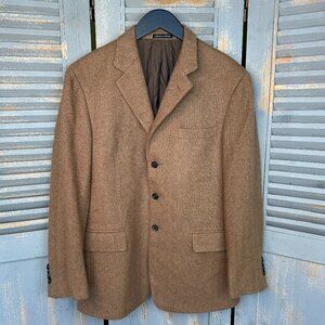 Ralph Lauren Men's Purple Label Herringbone Cashmere Blend Blazer 40R